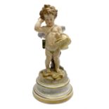 Late 19th/early 20th century Meissen figure of cupid