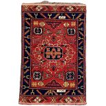 Persian red ground rug