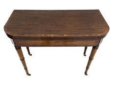 George III mahogany tea table