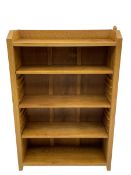 'Rabbitman' oak bookcase