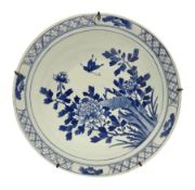 19th century Chinese blue and white charger