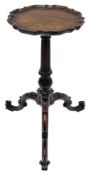 In the manner of Thomas Chippendale - mahogany tripod wine table