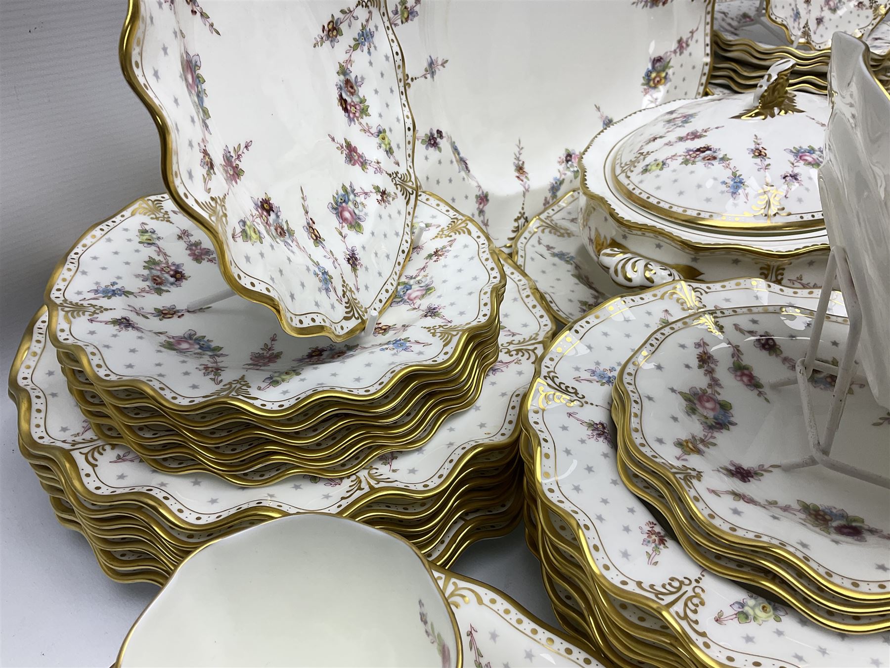 Modern Royal Crown Derby part tea and dinner service - Image 7 of 11