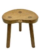 'Rabbitman' oak milking stool