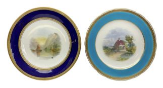 19th century Minton cabinet plate
