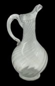 Early 19th century Continental soda glass jug