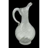 Early 19th century Continental soda glass jug