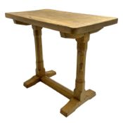 'Rabbitman' oak stretcher table