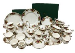 Royal Albert Old Country Roses pattern part tea and dinner service