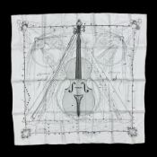Hermes 'La Musique Des Spheres' silk scarf