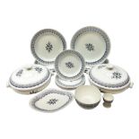 Wedgwood Persephone pattern part dinner service