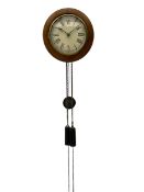 Small late 19th century German Bavarian wall clock c1880