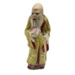 20th century Chinese Famille Rose figure of Shou Lao