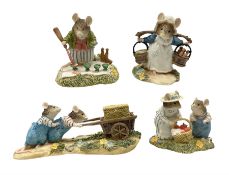 Four Classic Collectables Brambly Hedge figures