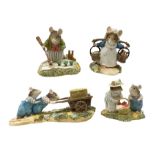 Four Classic Collectables Brambly Hedge figures