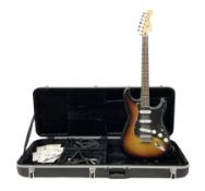 Fender Squier Stratocaster electric guitar in carry case