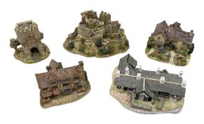 Four Lilliput Lane models from the 'Britain's Heritage' collection