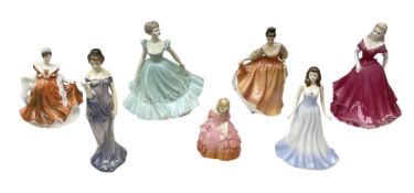 Four Royal Doulton figures comprising The Gemstones Collection April Diamond