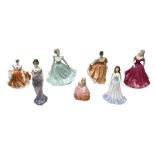 Four Royal Doulton figures comprising The Gemstones Collection April Diamond