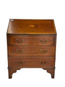 Edwardian mahogany bureau