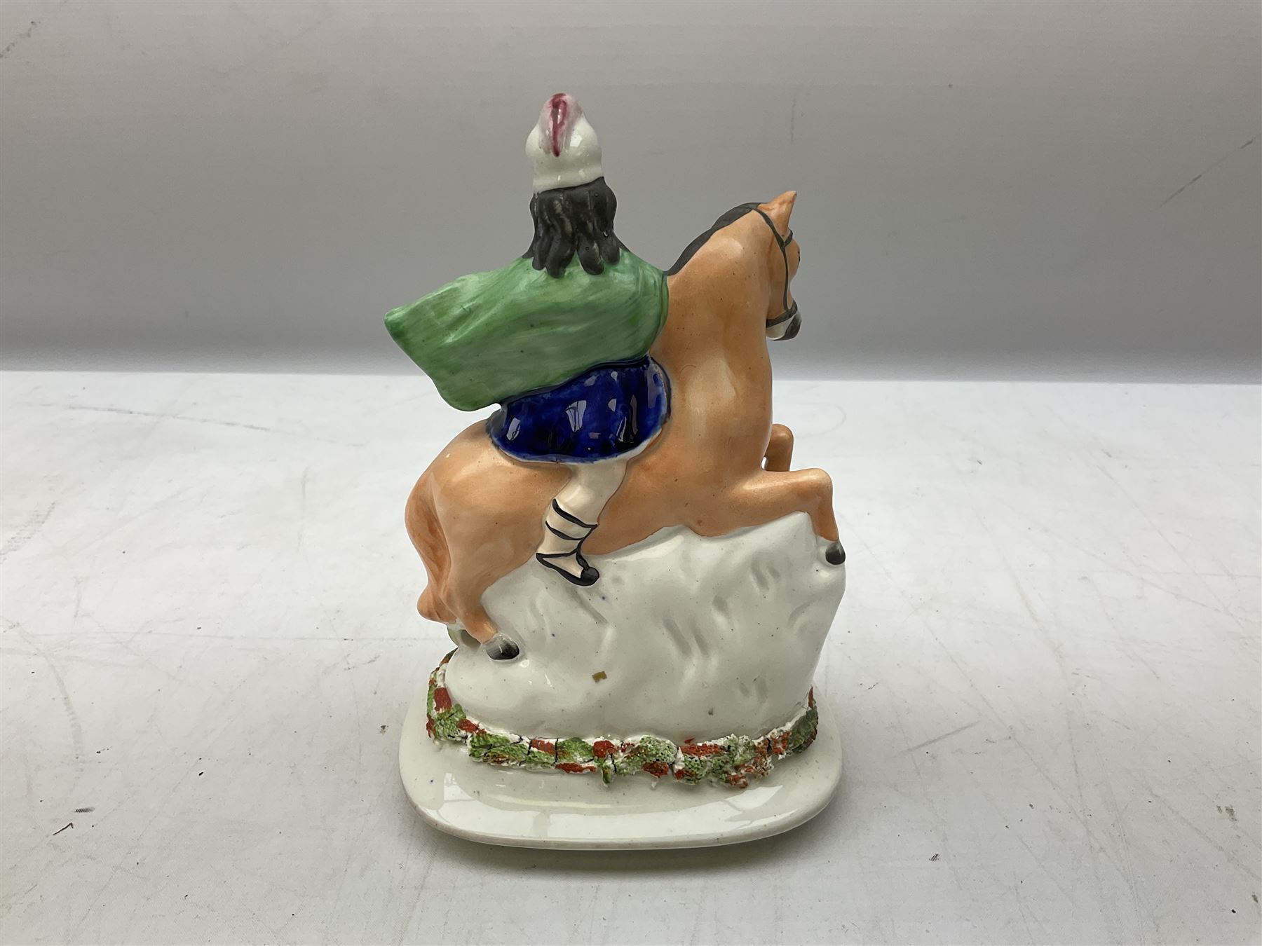 Victorian Staffordshire figure group of St George and the Dragon - Bild 2 aus 5