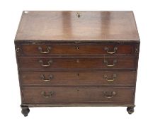 George III mahogany bureau