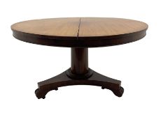 Victorian mahogany circular breakfast table