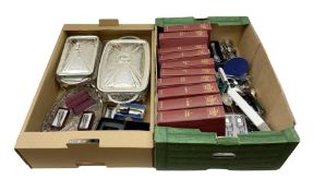 Quantity of metalware to include silver plated cutlery