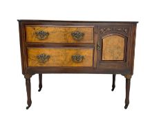 Edwardian walnut washstand