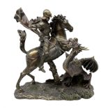 Studio Collection by Veronese Design St George figure group