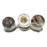 Quantity of collectors plates to include Royal Worcester Sage