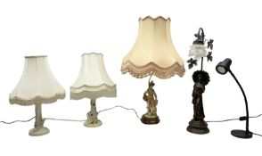 A Belcari figural table lamp