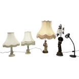 A Belcari figural table lamp