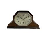 1930's Westminster chiming mantle clock in a mahogany case