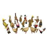 Quantity of the Duck Company UK DCUK carved bamboo root ducks