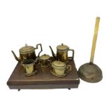 Brass tea set