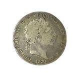 King George III 1820 crown coin