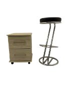 Two drawer pedestal chest (W42cm