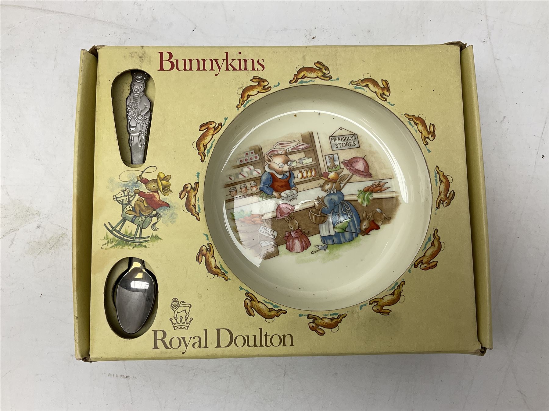 Royal Doulton Bunnykins nursery set in box and two cups - Image 8 of 10