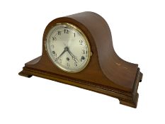 Mahogany cased Westminster chiming mantle clock