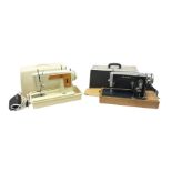 Vintage Brother electric sewing machine in case together with a Frister and Rossmann model 45 sewing