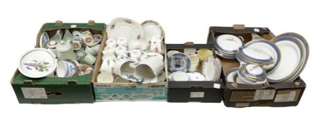 Large quantity of tea and dinner wares to include Spode Flemish Green