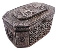 Indian silver box