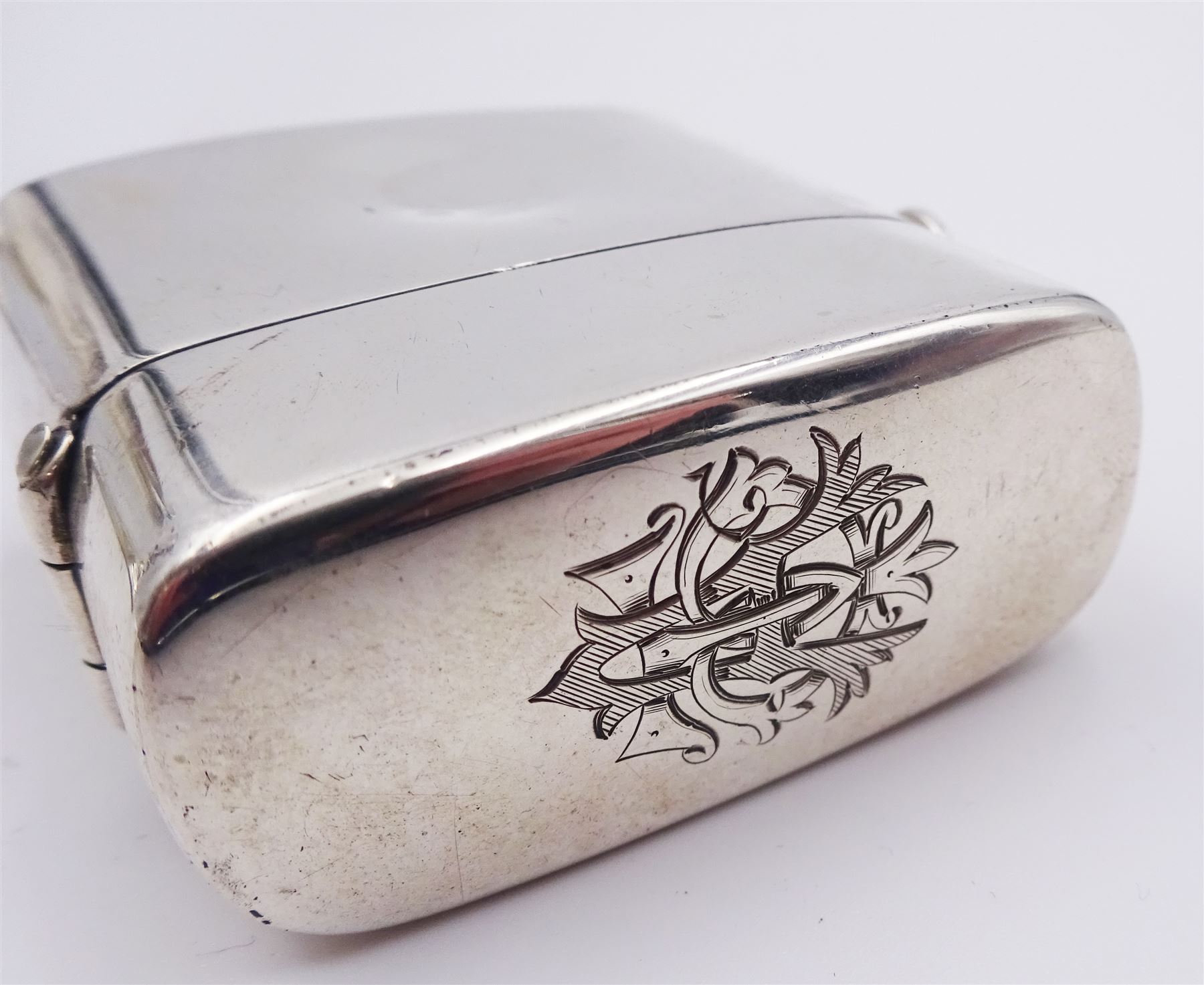 Edwardian silver travelling inkwell - Image 3 of 5