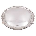 1920's silver salver