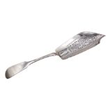 William IV silver Fiddle pattern fish slice