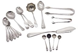 Assorted silver flatware