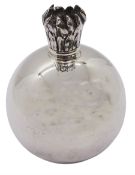 Edwardian silver grenade form table lighter