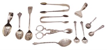 Assorted silver flatware