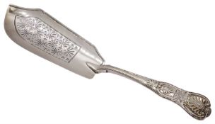 George IV silver Kings pattern fish slice